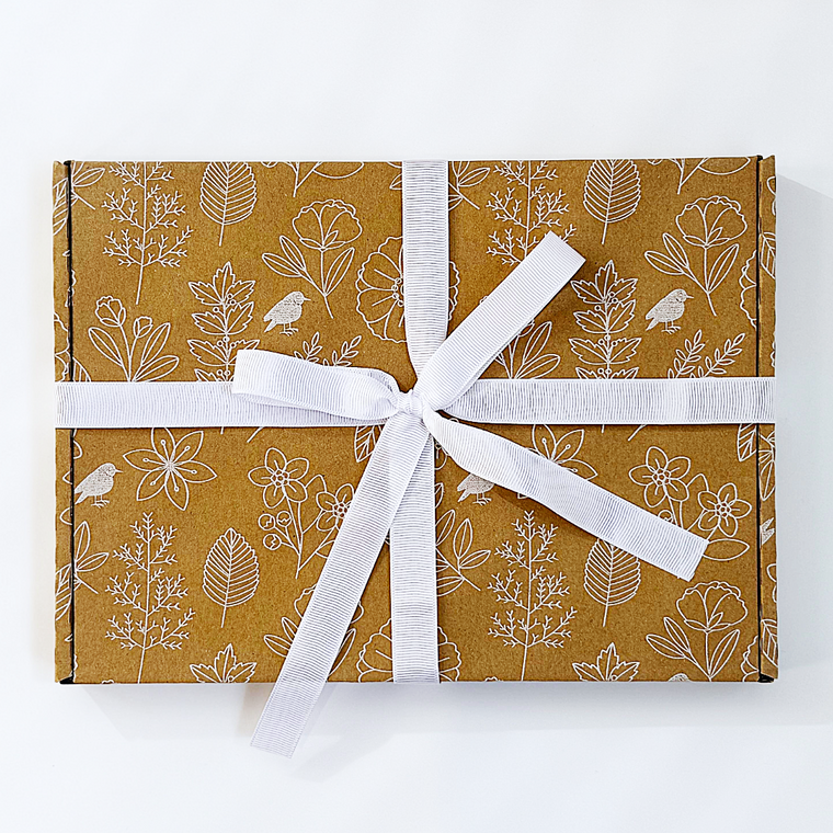 Handwritten birthday card with decorative elements on a white background