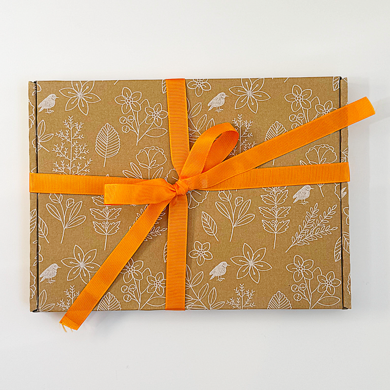 Handwritten birthday card with decorative elements on a white background